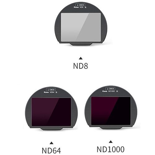  Kase 3-in-1 ND Set for Canon EOS R Camera Bodies (ND8/ND64/ND1000)