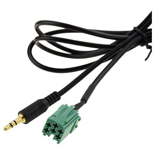  [아마존베스트]-Service-Informationen AUX Cable for Car Radio Renault Clio Espace Kangoo Koleos Laguna Megane Modus Scenic Twingo 2005-2012 Update List Mini ISO Male Jack 3.5 mm + Extraction Kit