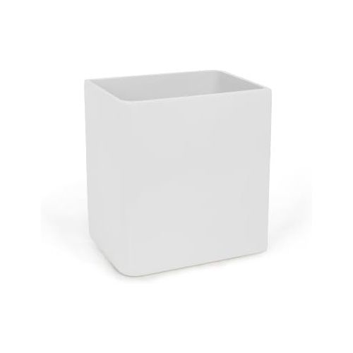  Kassatex Lacca Waste Basket, White