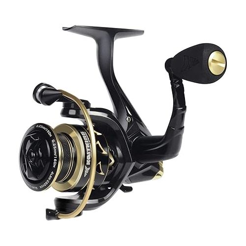  KastKing Valiant Eagle Gold Spinning Reel - 6.2:1 High-Speed Gear Ratio, Freshwater and Saltwater Fishing Reel, Faster Line Retrieve, Braid Ready Spool, 7+1 Shielded Stainless Steel Ball Bearings