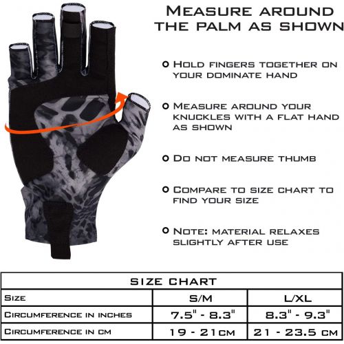  [아마존 핫딜]  [아마존핫딜]KastKing Sol Armis Sun Gloves UPF50+ Fishing Gloves UV Protection Gloves Sun Protection Gloves Men Women for Outdoor, Kayaking, Rowing
