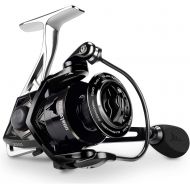 KastKing Megatron Spinning Reel, Freshwater and Saltwater Spinning Fishing Reel, Rigid Aluminum Frame 7+1 Double-Shielded Stainless-Steel BB, Over 30 lbs. Carbon Drag, CNC Aluminum