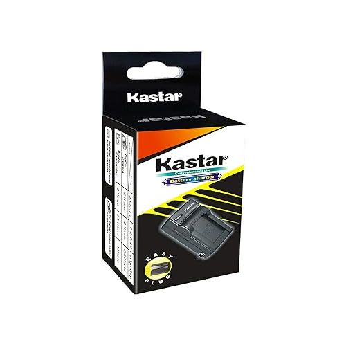  Kastar 2-Pack Battery and AC Wall Charger Replacement for JVC SSL-JVC50, SSLJVC50, JVC50, SSL-JVC70, SSLJVC70, JVC70, SSL-JVC75, SSLJVC75, JVC75, BN-S8I50, BNS8I50 Battery