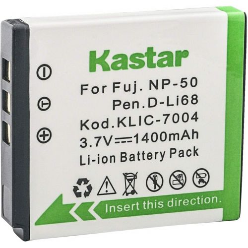  Kastar 4-Pack FNP-50 Battery and LTD2 USB Charger Replacement for Fujifilm NP-50 NP-50A Battery, Fujifilm BC-50, BC-45W Charger, Fujifilm FinePix XP170, FinePix XP200, FinePix XF1,