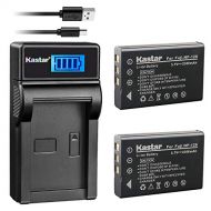 Kastar Battery (X2) & Slim LCD Charger for Fujifilm NP-120 NP120 FNP120 D-LI7 DB-43 and Fujifilm Finepix 603 M603 F10 F11 Zoom Optio 450 550 555 750 750Z MX MX4 Camera