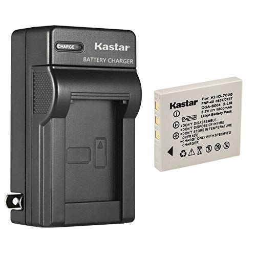  Kastar 1-Pack Battery and AC Wall Charger Replacement for Fujifilm NP-40 NP-40N Battery, BC-40N Charger, Fuji FinePix F710, FinePix F810, FinePix F810 Zoom, FinePix F811, FinePix J