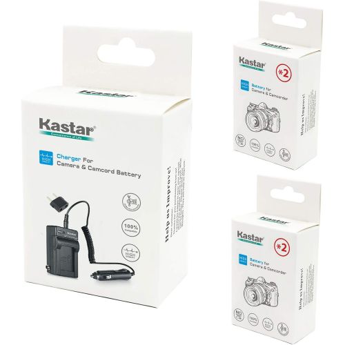  Kastar Battery (4-Pack) and Charger Kit for Fujifilm NP-45 NP-45A NP-45B NP-45S and Fujifilm FinePix XP20 XP22 XP30 XP50 XP60 XP70 XP80 XP90 T350 T360 T400 T500 T510 T550 T560 JX50