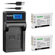 Kastar Battery (X2) & LCD Slim USB Charger for Fujifilm FNP95, NP95, NP-95 and Finepix F30, F31FD, Real 3D W1, X30, X100, X100T, X100LE, X100S, X-S1 and Ricoh DB-90, GXR, GXR Mount