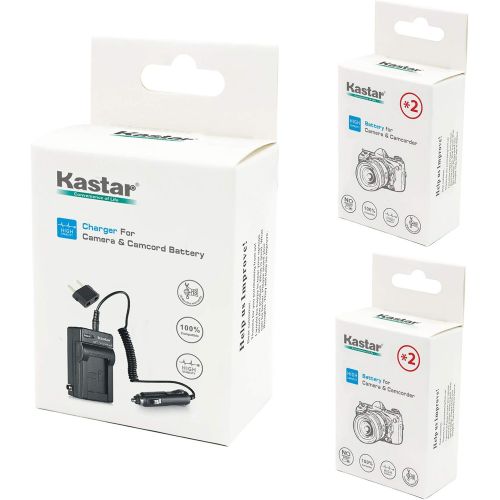  Kastar 4X Battery + Charger for Fujifilm NP-120 FinePix 603, F10, F11, KYOCERA Contax Tvs Digital, RICOH Caplio 300G, Caplio 400G Wide, Caplio Pro G3, Caplio R330, Caplio RR10, Cap