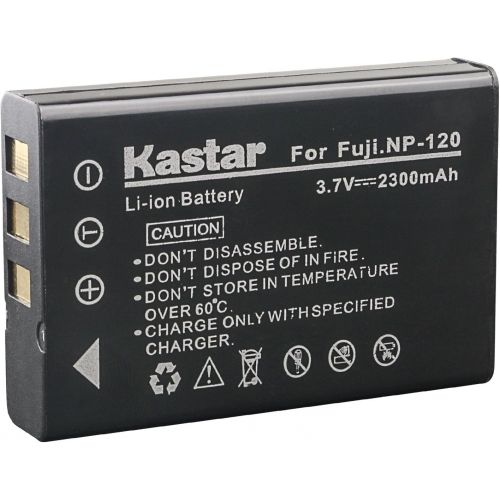  Kastar 4X Battery + Charger for Fujifilm NP-120 FinePix 603, F10, F11, KYOCERA Contax Tvs Digital, RICOH Caplio 300G, Caplio 400G Wide, Caplio Pro G3, Caplio R330, Caplio RR10, Cap