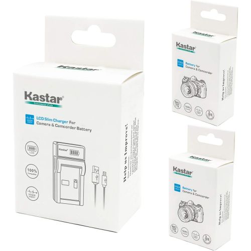  Kastar Battery X2 + LCD USB Charger for Panasonic DMW-BMB9 DMW-BMB9E DMW-BMB9PP & Lumix DMC-FZ40 DMC-FZ45 DMC-FZ47 DMC-FZ48 DMC-FZ60 DMC-FZ62 DMC-FZ70 DMC-FZ72 DMC-FZ100 DMC-FZ150