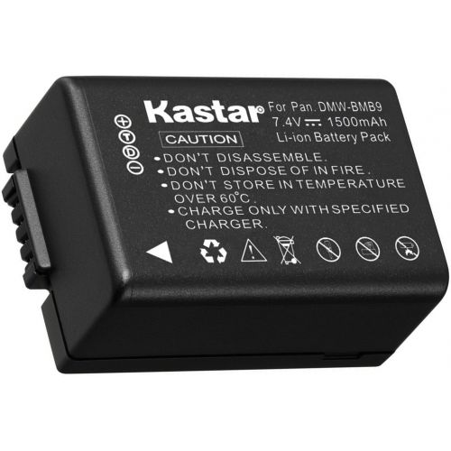  Kastar Battery X2 + LCD USB Charger for Panasonic DMW-BMB9 DMW-BMB9E DMW-BMB9PP & Lumix DMC-FZ40 DMC-FZ45 DMC-FZ47 DMC-FZ48 DMC-FZ60 DMC-FZ62 DMC-FZ70 DMC-FZ72 DMC-FZ100 DMC-FZ150