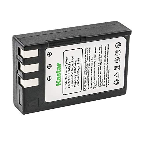  Kastar ENEL9 Lithium-Ion Digital Camera Battery for Nik D3000, D5000, D40, D60, D40X SLR Cameras and Nik EN-EL9 EN-EL9a Batteries