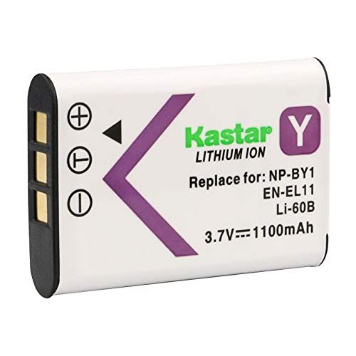  Kastar Digital Camera Replacement Lithium-Ion Battery Compatible with Olympus LI-60B, EN-EL11, Pentax D-LI78, NP-BY1, Ricoh DB-80