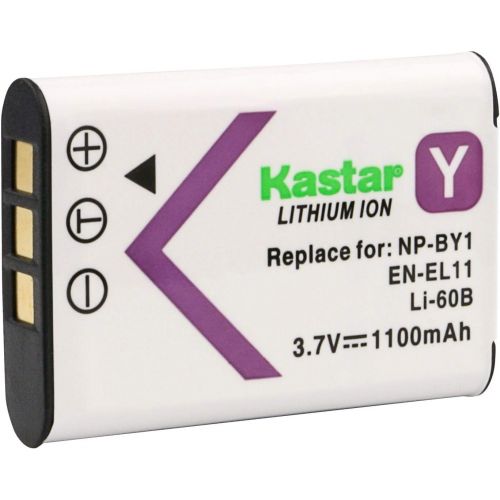  Kastar Digital Camera Replacement Lithium-Ion Battery Compatible with Olympus LI-60B, EN-EL11, Pentax D-LI78, NP-BY1, Ricoh DB-80