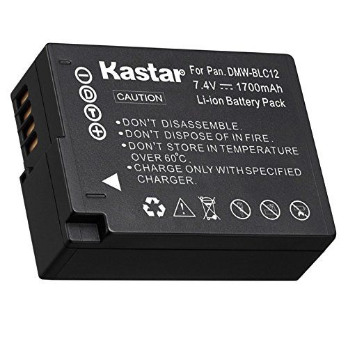  Kastar Battery (1-Pack) for Panasonic DMW-BLC12, DMW-BLC12E, DMW-BLC12PP and DE-A79 Work with Panasonic Lumix DMC-FZ200, DMC-FZ1000, DMC-G5, DMC-G6, DMC-GH2 Cameras