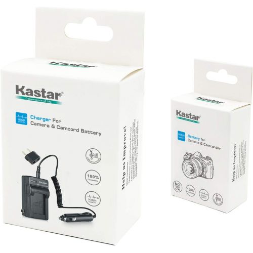  Kastar Li-Ion Battery + Charger for Panasonic LUMIX DMC-TZ1 DMC-TZ2 DMC-TZ3 DMC-TZ4 DMC-TZ5 CGA-S007 CGA-S007A + Car Plug