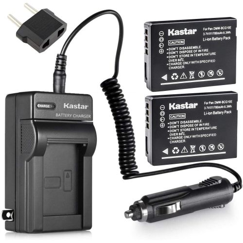  Kastar 2X Battery + Charger for Panasonic DMW-BCG10 & Lumix DMC-ZS19 DMC-ZS8 DMC-ZS10 DMC-ZS20 DMC-ZS7 DMC-ZS3 DMC-ZS15 DMC-ZS5 DMC-ZS1 DMC-ZS6 DMC-TZ20 DMC-TZ7 DMC-TZ30 DMC-ZR1 DM