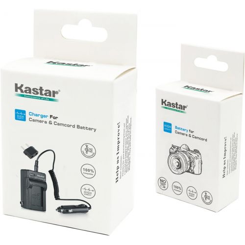  Kastar Camera Battery + Charger Replacement for Panasonic CGR-DU06 DU07 DZ-BX35A DZ-BX37A NV-GS188 NV-GS200 NV-GS230 NV-GS250 NV-GS258 NV-GS280 NV-GS300 NV-GS308 NV-GS320 NV-GS328
