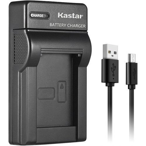  Kastar Slim USB Charger for Panasonic DMW-BCF10 & Lumix DMC-TS2 DMC-TS3 DMC-TS4 DMC-F2 DMC-F3 DMC-FH1 DMC-FH3 DMC-FH20 FH22 DMC-FS6 DMC-FS12 DMC-FS15 DMC-FS25 DMC-FS42 FS62 DMC-FT1