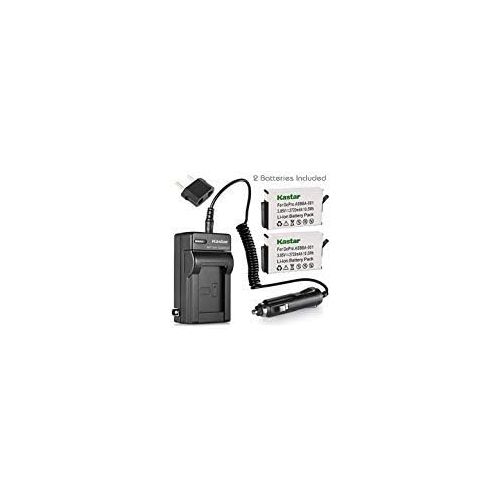  Kastar Battery 2-Pack and AC Travel Charger for GoPro ASBBA-001 Battery and GoPro Fusion 360-Degree Action Camera