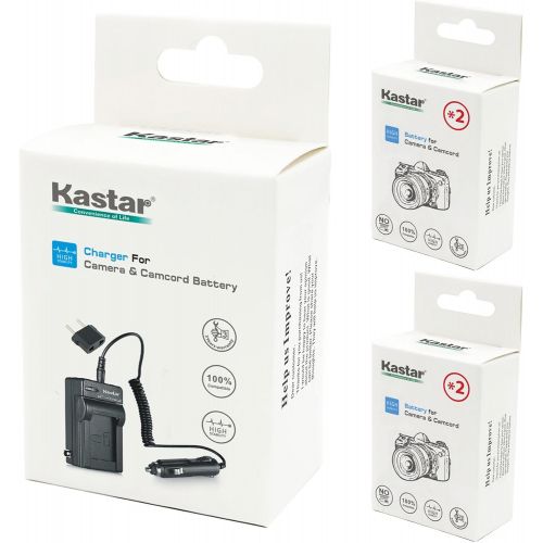  Kastar AHDBT-002 Battery (4-Pack) and Charger Kit Replacement for GoPro AHDBT-001, AHDBT-002 Work with GoPro HD HERO1, HERO2, GoPro Original HD Hero Cameras