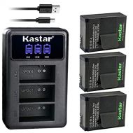 Kastar GOPRO3 Battery (3-Pack) for GoPro HD HERO3, HERO3+, AHDBT-302 Work with GoPro AHDBT-201, AHDBT-301, AHDBT-302