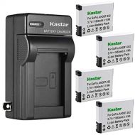 Kastar 4-Pack Battery and AC Wall Charger Replacement for Gopro2, Gopro HERO2, Gopro Hero 2, Gopro AHDBT-001, Gopro AHDBT-002 Battery, Gopro HD HERO2 Outdoor Edition, Gopro HD Hero