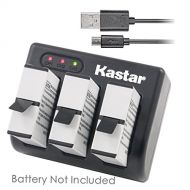Kastar USB Triple Charger for GoPro HERO5, Hero 5 Black, Gopro5 and GoPro AHDBT-501, AHBBP-501 Sport Camera (Compatible with Firmware v01.57, v01.55 and Future Update)