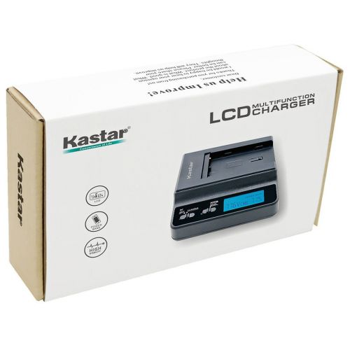  Kastar Ultra Fast Charger(4X faster) Kit and Battery (2-Pack) for Sony NP-F970 NP-F960 F960 and DCR-VX2100 HDR-AX2000 FX1 FX7 FX1000 HVR-HD1000U V1U Z1P Z1U Z5U Z7U FS100U FS700U a