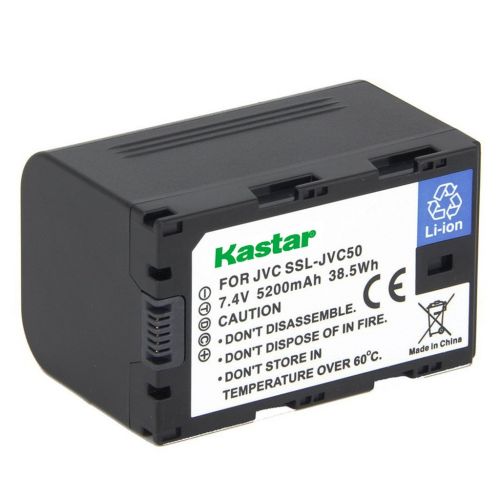  Kastar Camera Battery for JVC SSL-JVC50 SSL-JVC75 BN-S8I50 and JVC GY-HMQ10 GY-LS300 GY-HM200 GY-HM200U GY-HM200SP Sports GY-HM600 GY-HM620U GY-HM650 GY-HM660U GY-HM660SC DT-X Moni