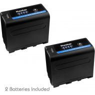 Kastar Battery 2 Pack for Sony NP-F970 Pro NP-F990 NP-F975 NP-F970 NP-F960 NP-F950 NP-F930 NP-F770 NP-F750 NP-F730 NP-F570 NP-F550 NP-F530 NP-F330 Battery, Sony Camcorder and LED V