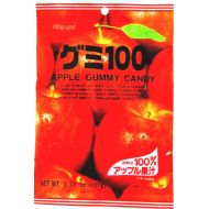 Kasugai Gummy Candy, Apple, 3.77-Ounce Packages (Pack of 12)