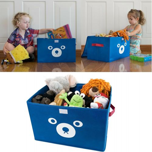  [아마존베스트]Katabird Storage Bin for Toy Storage, Collapsible Chest Box Toys Organizer with Lid for Kids Playroom, Baby Clothing, Children Books, Stuffed Animal, Gift Baskets