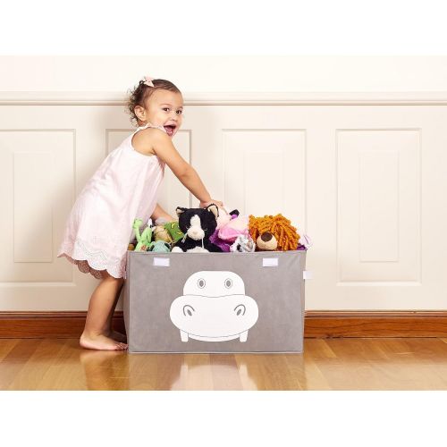  [아마존베스트]Katabird Storage Bin for Toy Storage - Large - Collapsible Chest Box Toys Organizer with Lid for Kids Playroom, Nursery, Baby Clothing, Children Books, Stuffed Animal, Gift Baskets