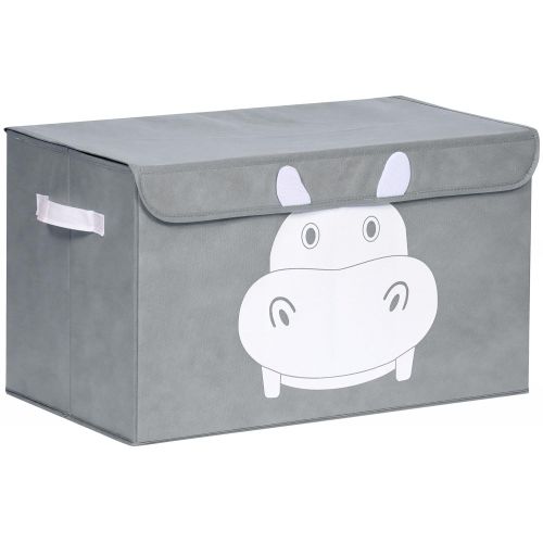  [아마존베스트]Katabird Storage Bin for Toy Storage - Large - Collapsible Chest Box Toys Organizer with Lid for Kids Playroom, Nursery, Baby Clothing, Children Books, Stuffed Animal, Gift Baskets