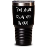 Katabird Cute Tool maker, Tool Maker by Day. Ninja by Night, Inspire Graduation 30oz Tumbler For Coworkers