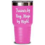 Katabird Fancy Trainer 30oz Tumbler, Trainer by Day. Ninja by Night, Inspirational Gifts for Men Women, Holiday Gifts