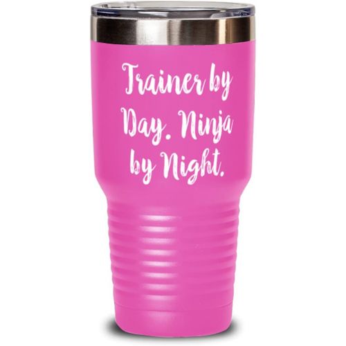  Katabird Fancy Trainer 30oz Tumbler, Trainer by Day. Ninja by Night, Inspirational Gifts for Men Women, Holiday Gifts