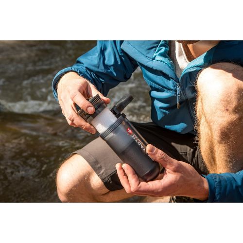  [아마존베스트]Katadyn Hiker Pro Transparent Water Filter, Lightweight, Compact Design for Personal or Small Group Camping, Backpacking or Emergency Preparedness