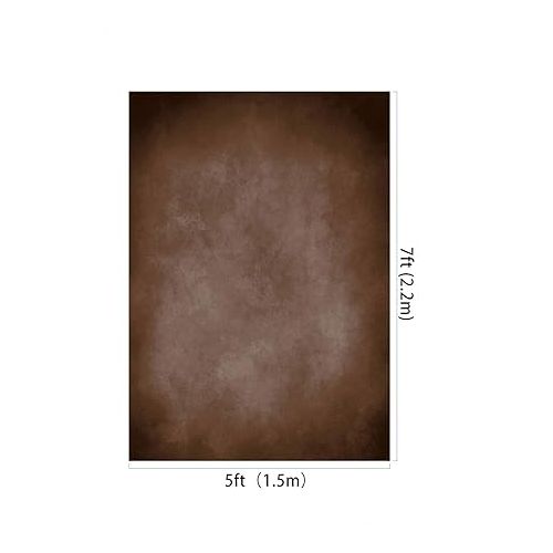  Kate 5x7ft Brown Portrait Backdrops Vintage Brown Backgrounds for Professional Photography Studio