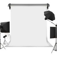 Kate 5ft×7ft Solid White Backdrop Portrait Background for Photography Studio Children and Headshots Background for Photography Video and Television