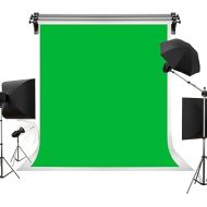 Kate 5ft×7ft Solid Green Backdrop Portrait Background for Photography Studio Screen for Photo Video Studio