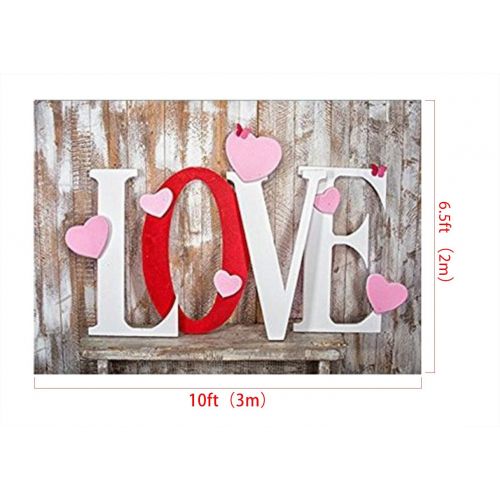  Kate 10x10ft3x3m Valentines Day Wood Wall Photography Backdrops Love Photo Background Studio Backdrop