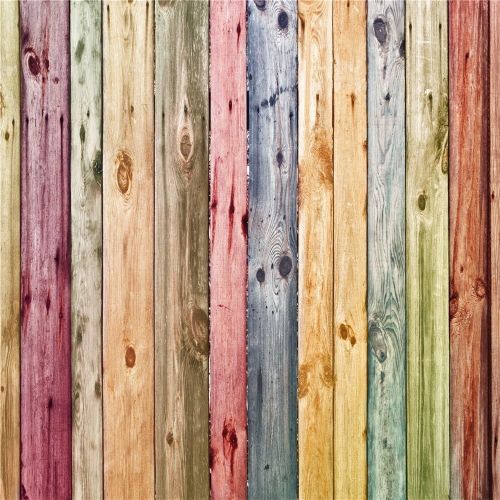  Kate 20x10ft Vintage Wood Photography Backdrops Colorful Wooden Wall Texture Background for Photo Booth