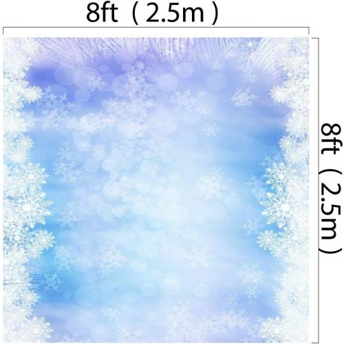  Kate 10x10ft Microfiber Material Bokeh Winter Photography Backdrops Snowflake Background for Baby Photo Shooting