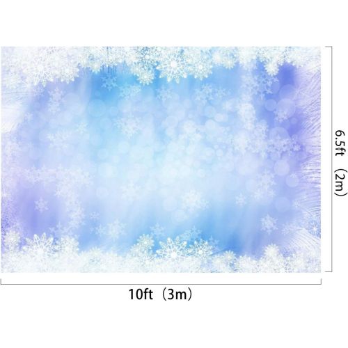  Kate 10x10ft Microfiber Material Bokeh Winter Photography Backdrops Snowflake Background for Baby Photo Shooting