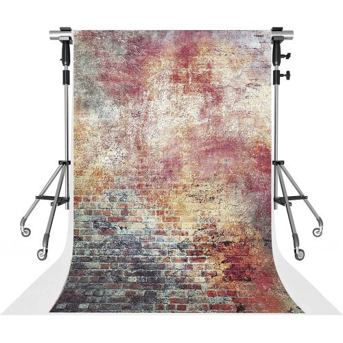  Kate 10x10ft Graffiti Painting Photography Backdrops Red Brick Wall Background for Photo Studio Wedding Photo Booth