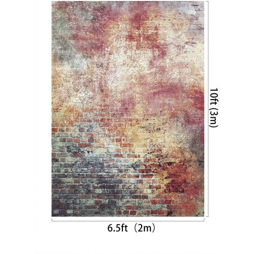  Kate 10x10ft Graffiti Painting Photography Backdrops Red Brick Wall Background for Photo Studio Wedding Photo Booth