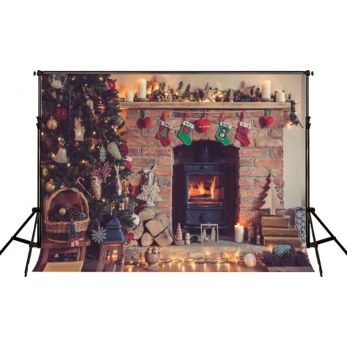  Kate 10ft(W) x10ft(H) Christmas Backdrop for Photography Wood Background Microfiber Snowman Backdrops Photo Props